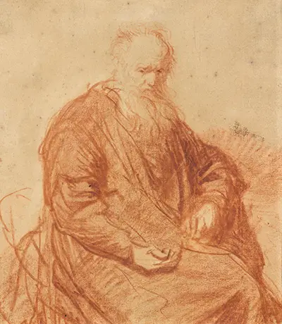 Seated Old Man Rembrandt